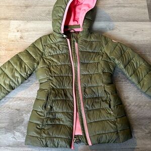 Green & Pink Michael Kors coat